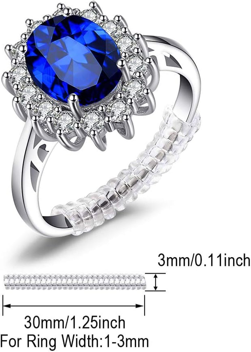 Princess Diana Kate Middleton Class Gemstone Birthstone Sapphire Halo Engagement Rings for Women, Anniversary 14K White Yellow Rose Gold Plated 925 Sterling Silver Promise Rings for Her